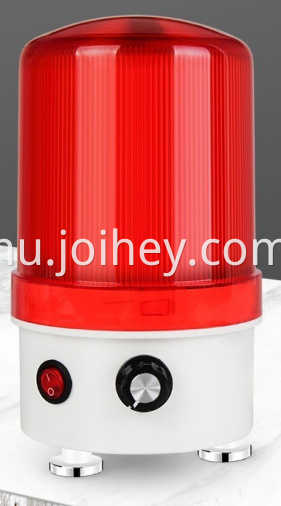 audible and visual alarm